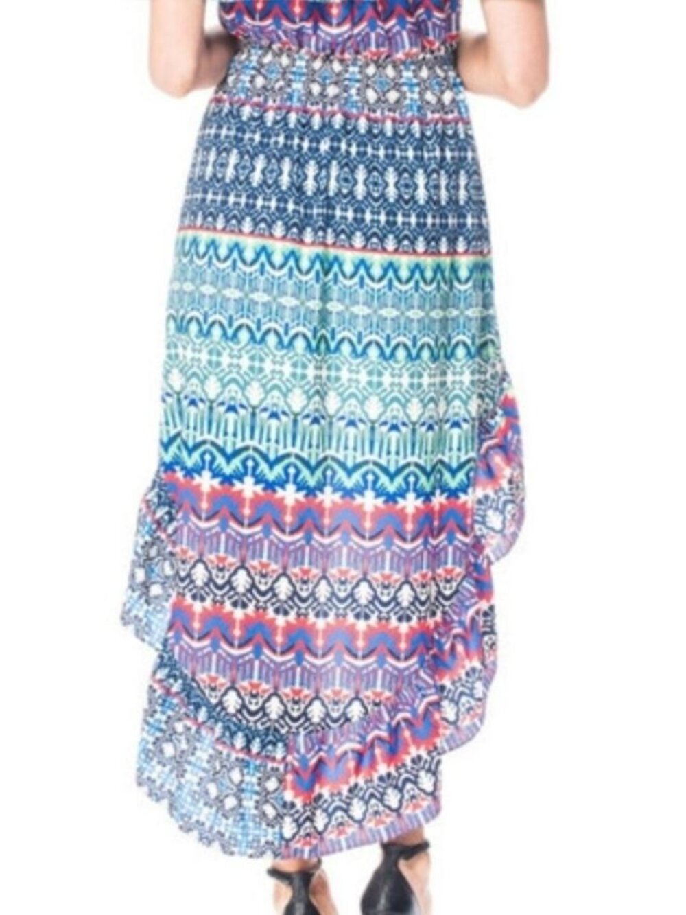 Shoulder Hi-Lo Dress